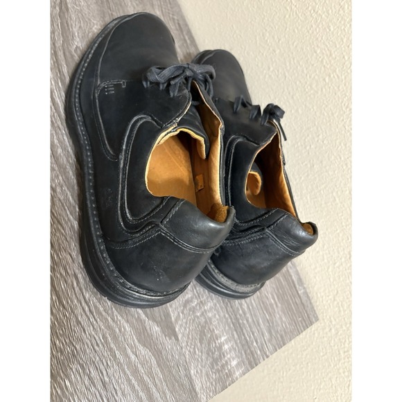 Timberland Shoes Mens 12-12.5 Black Derby Casual Lace Up Leather Everyday - Picture 4 of 8